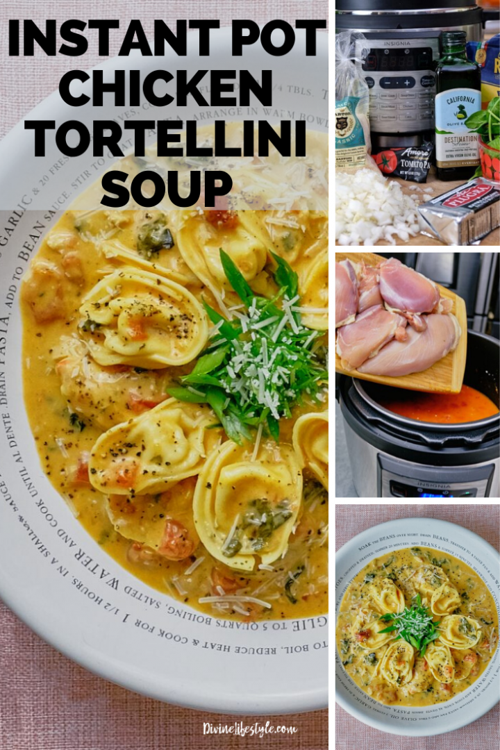 Instant Pot Chicken Tortellini Soup