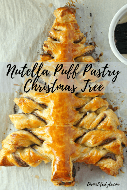Nutella Puff Pastry Christmas Tree Holiday Dessert