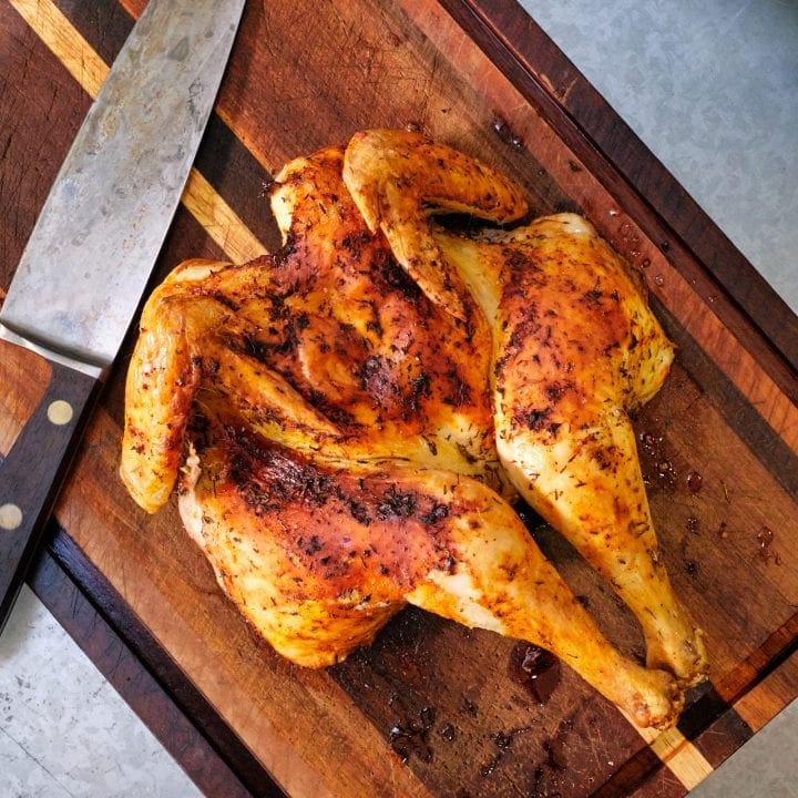 Best Air Fryer Whole Chicken Spatchcock Style 1