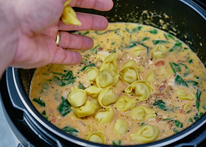Instant Pot Chicken Tortellini Soup Step 13