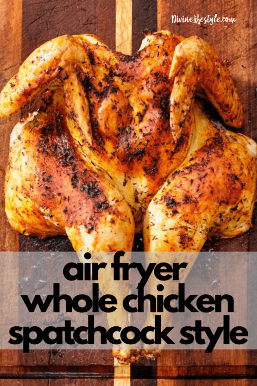 Air Fryer Spatchcock Chicken Dinner Recipe