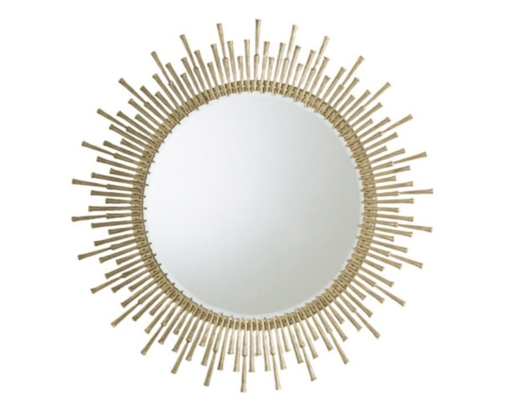 Chic Bedroom Boudoir One Kings Lane GLOBAL VIEWS Spike 42_ Wall Mirror, Gold