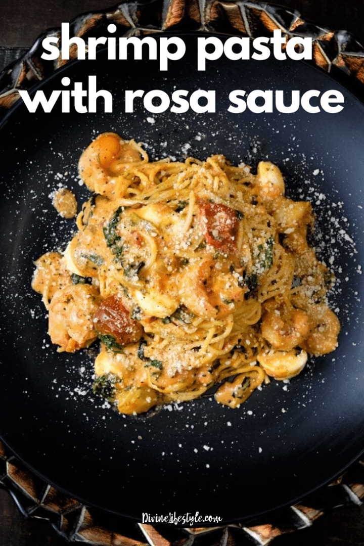 Rosa Pasta with Shrimp Rose Sauce Pasta with Shrimp