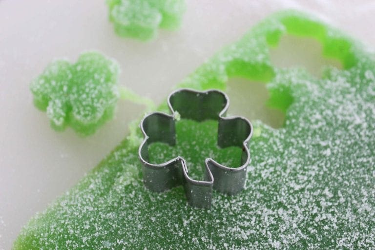 Fun St Patricks Day Food Spearmint Clover Green Gumdrops