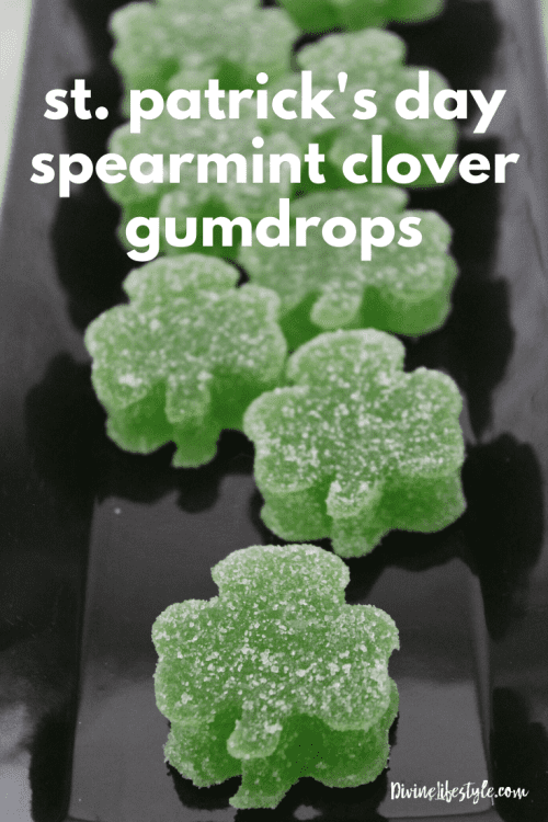 Fun St Patricks Day Food Spearmint Clover Green Gumdrops