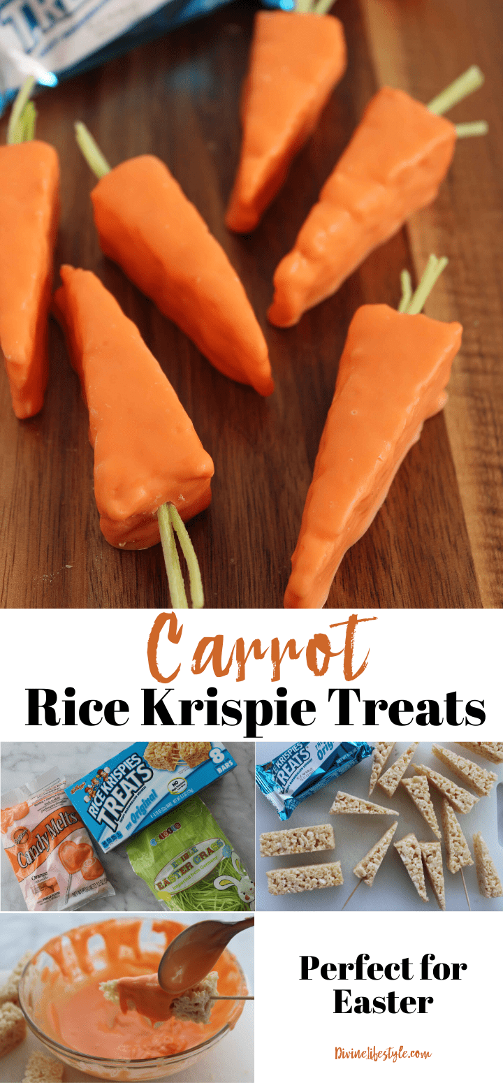 Carrot Rice Krispie Treats Recipe for Easter