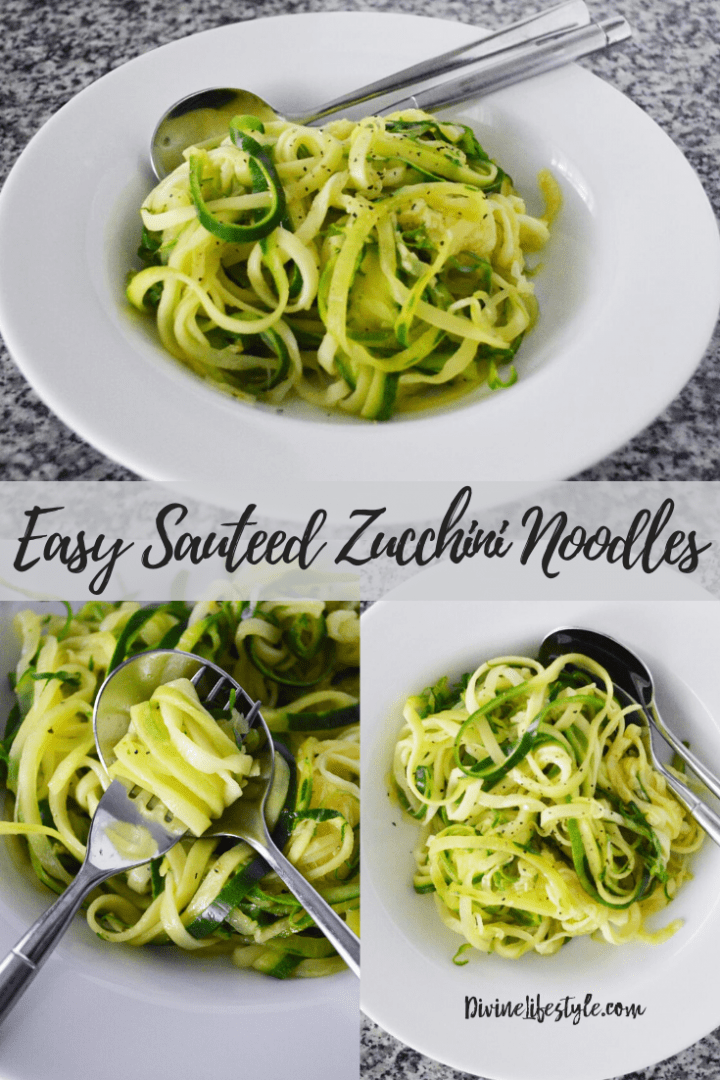 Easy Sauteed Zucchini Noodles Recipe