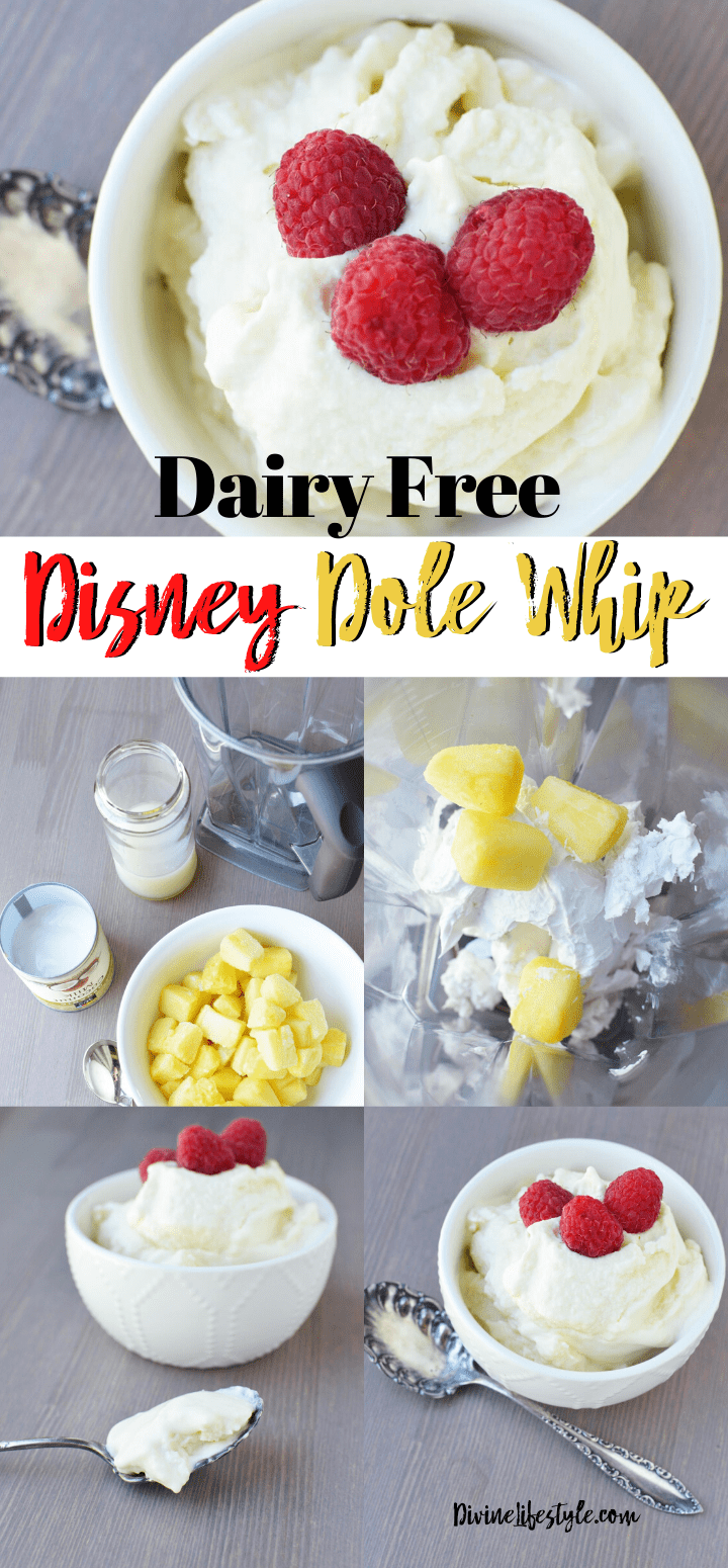 How to Make Pineapple Dole Whip Soft Serve Dairy Free Disneyland dole whip recipe dairy free