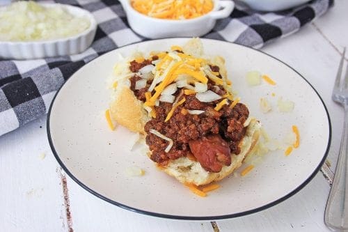 Air Fryer Hot Dogs and Chili Sauce Recipe