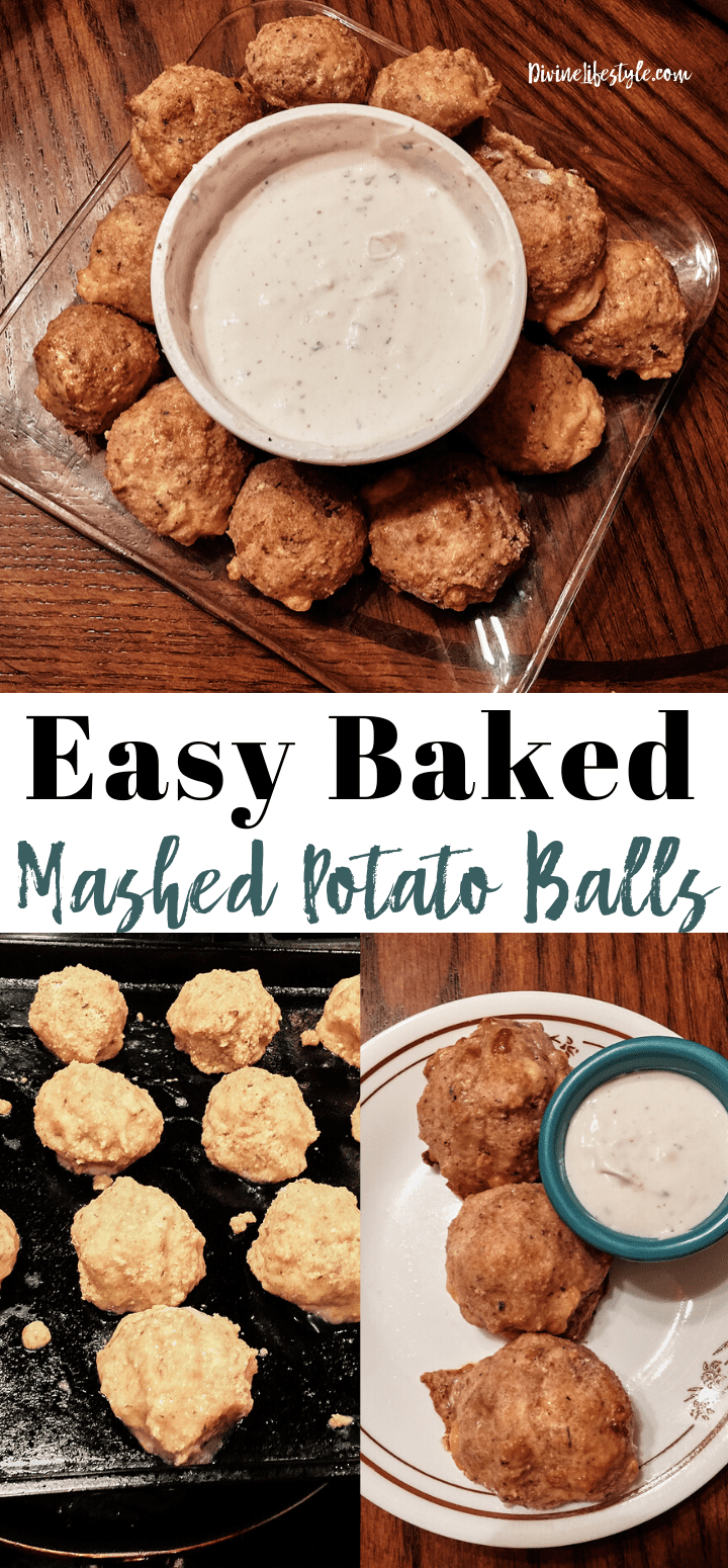 Baked Mashed Potato Balls