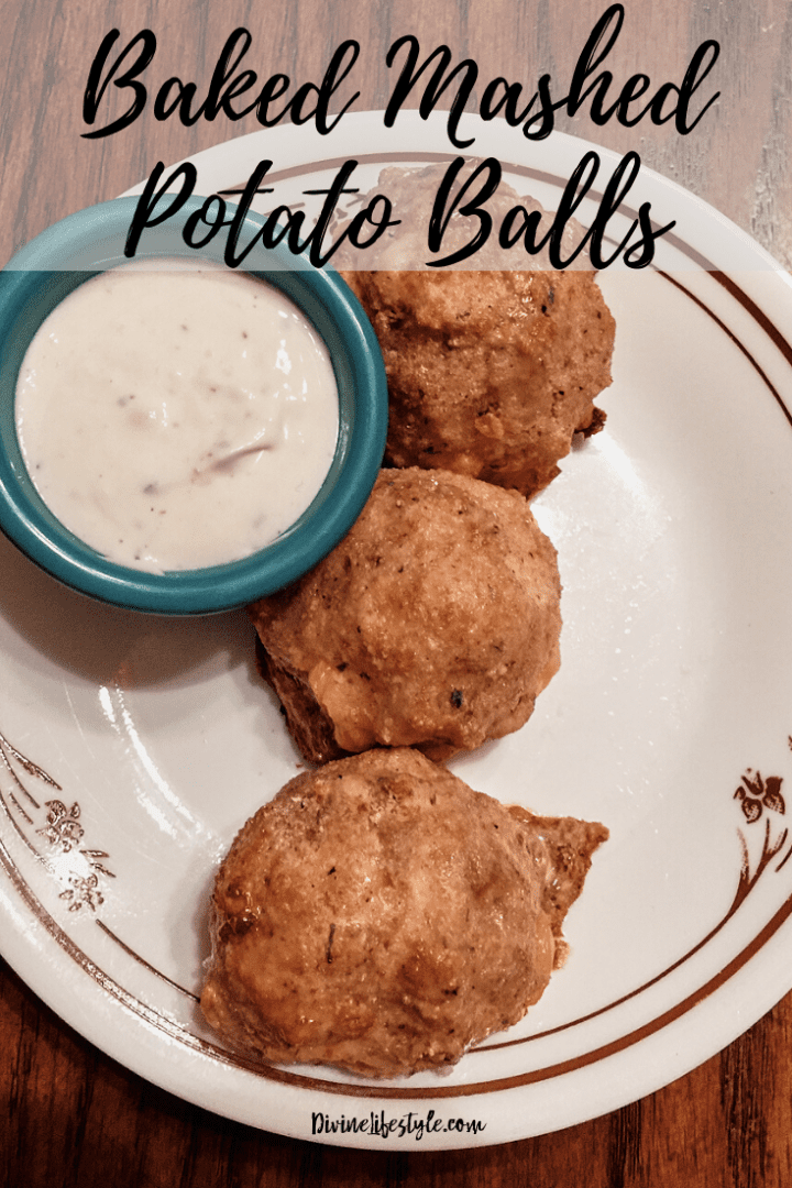 Baked Mashed Potato Balls