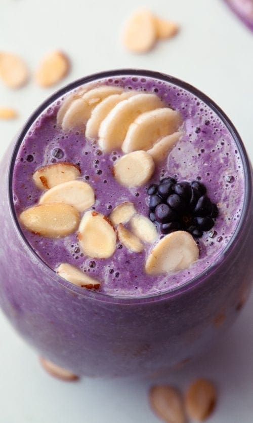 Blackberry Banana Smoothie Recipe Breakfast Protein