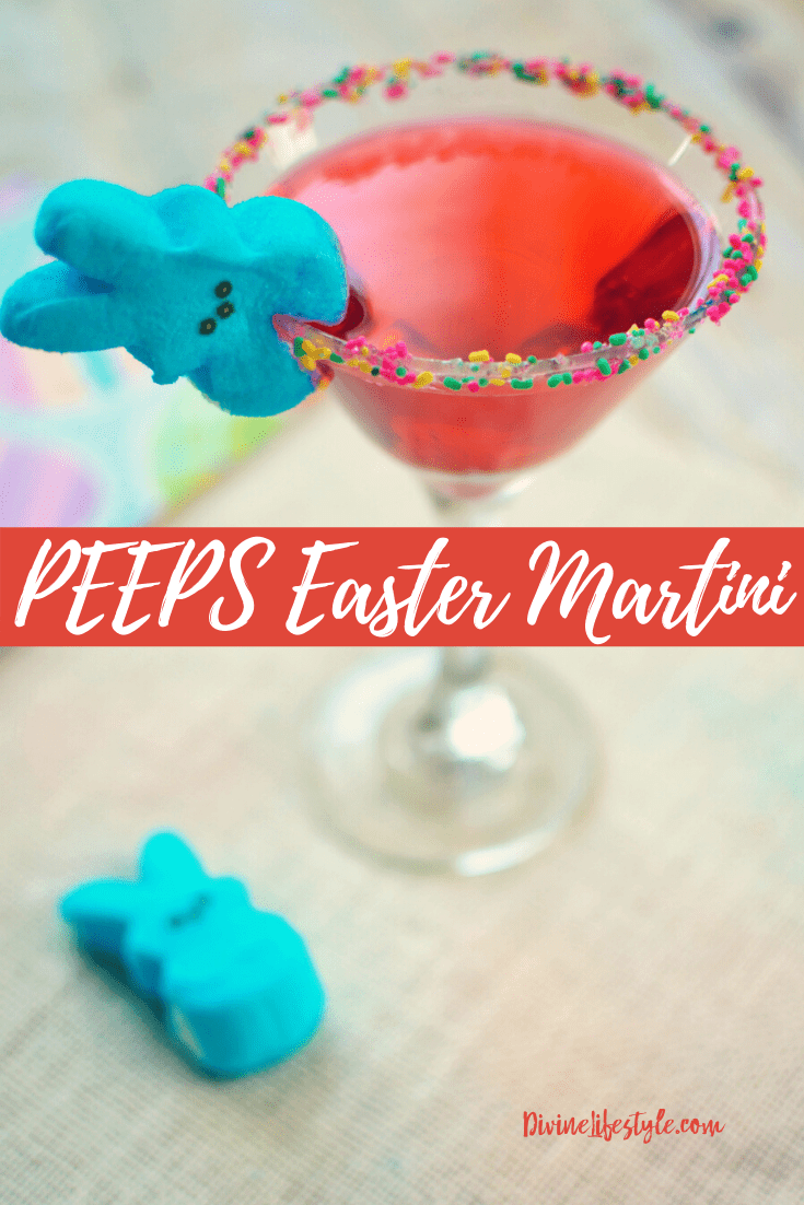 Bunny PEEPS Easter Martini Spring Alcoholic Brunch Beverages