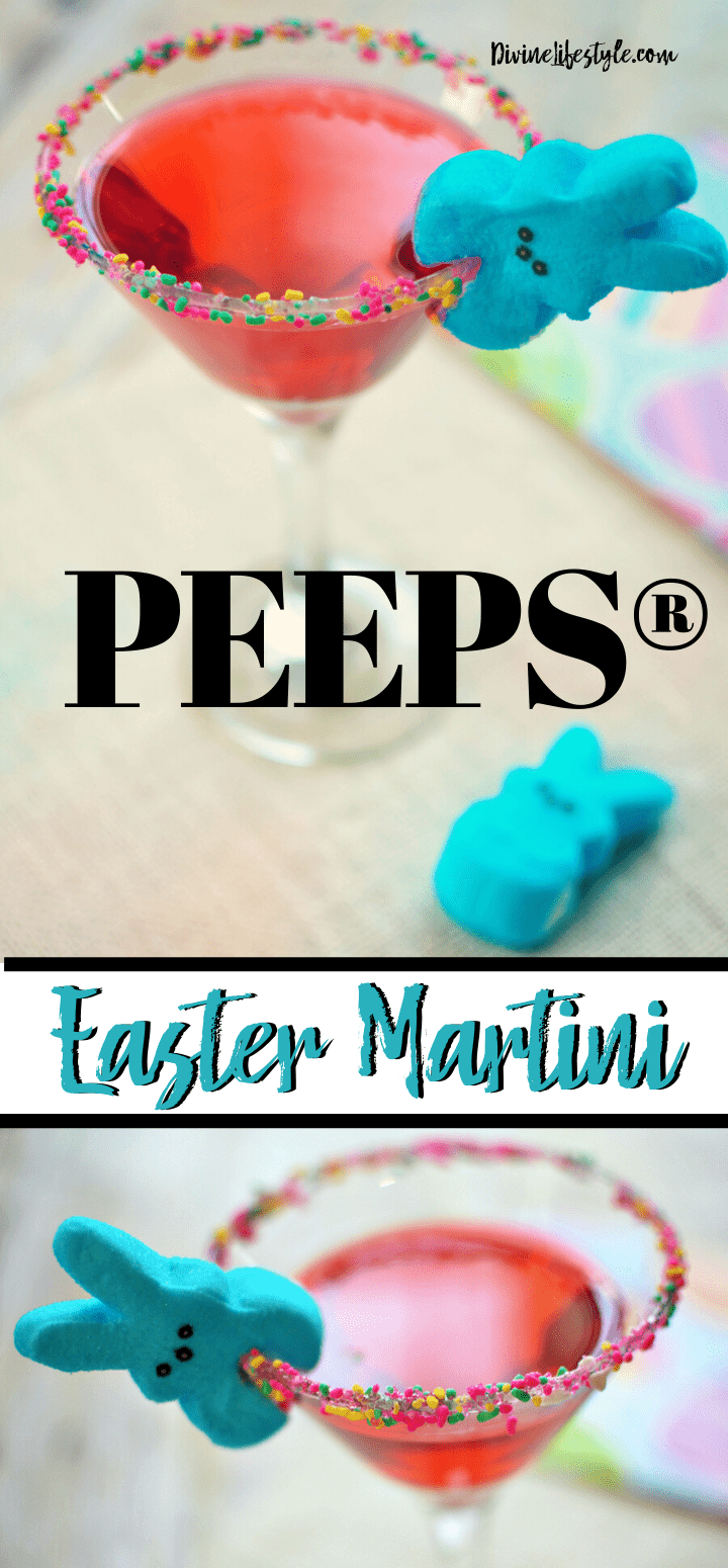 Bunny PEEPS Easter Martini