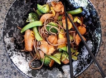 Chicken and Soba Noodle Stir Fry