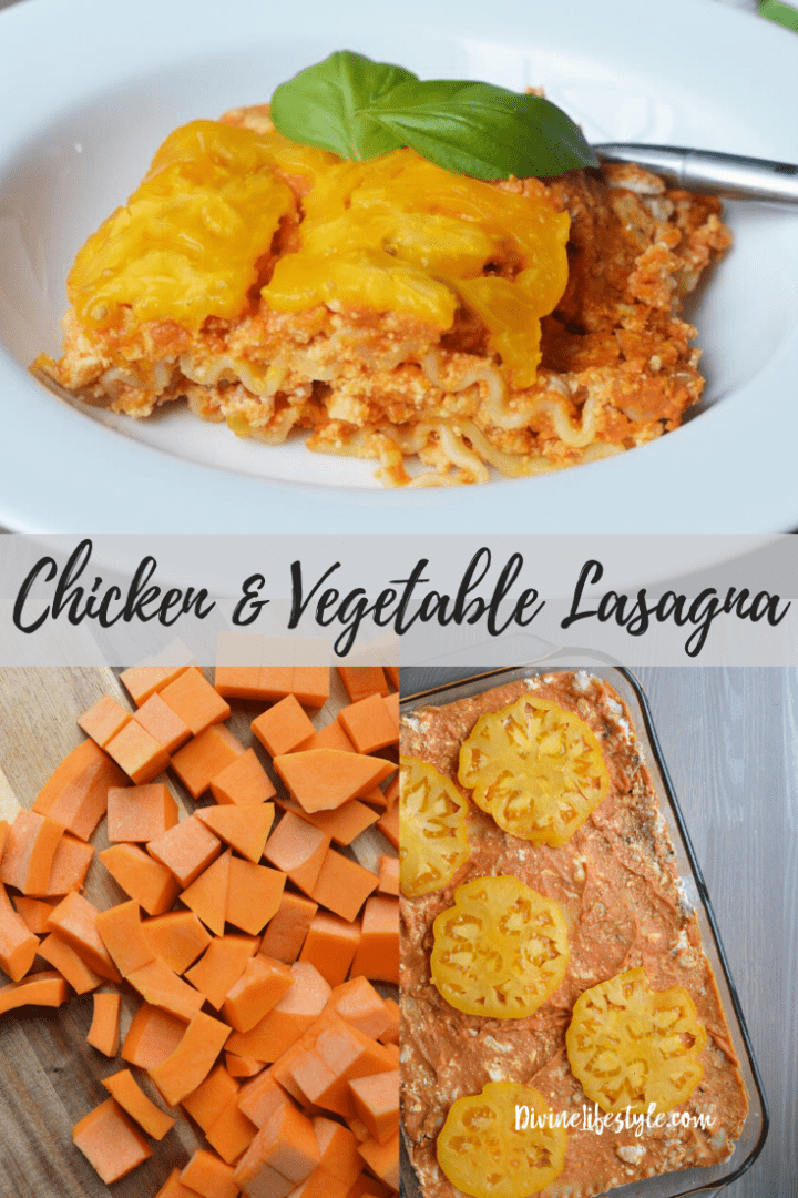Chicken and Vegetable Lasagna Recipe Dinner Casserole