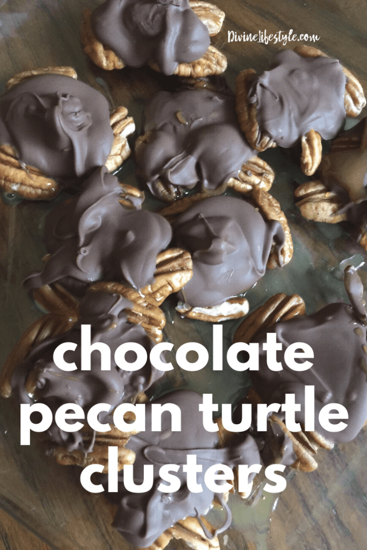 Chocolate Pecan Turtle Clusters