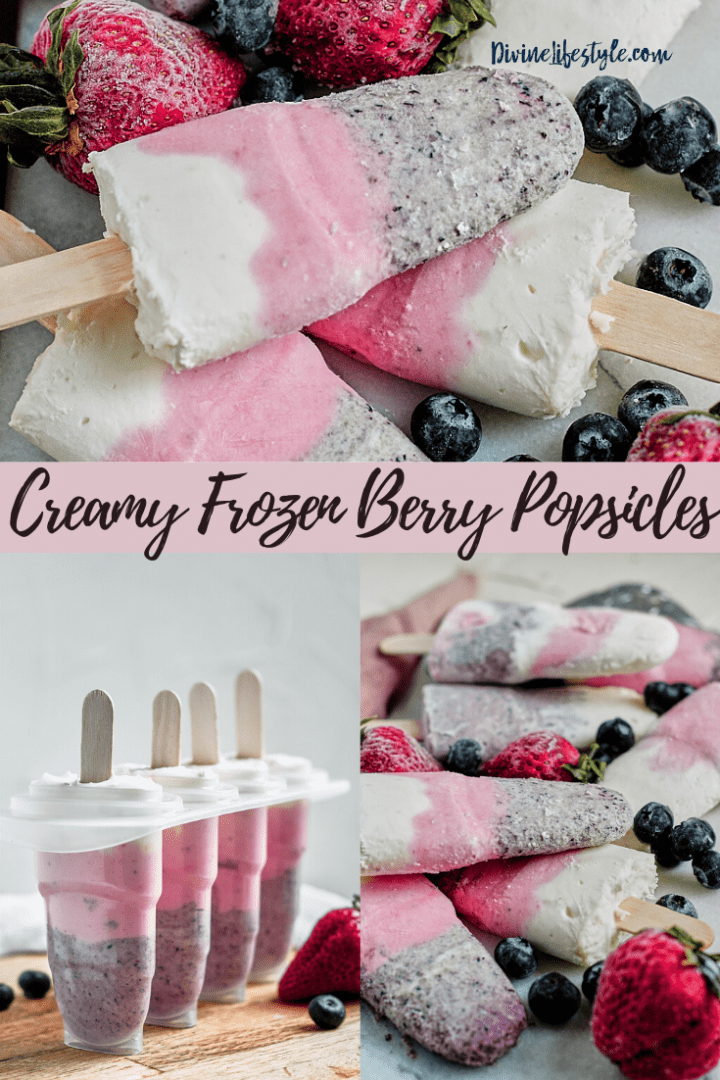 Creamy Frozen Berry Popsicle Recipe
