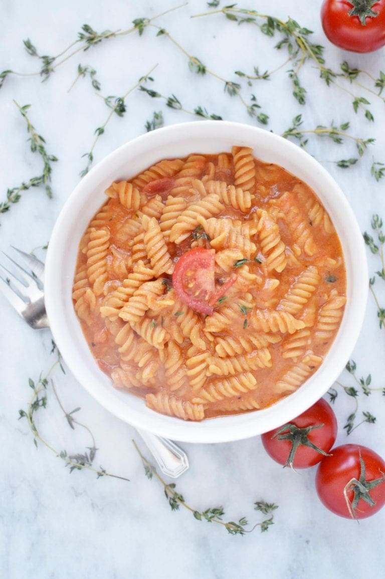 Creamy Tomato One Pot Pasta Dinner Recipe Divine Lifestyle 6858