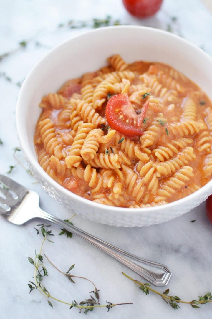 Creamy Tomato One Pot Pasta Dinner Recipe Divine Lifestyle