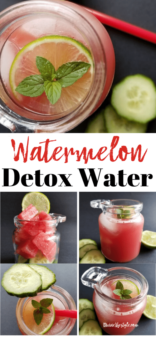 Detox Watermelon Water Recipe Cucumber Mint Divine Lifestyle