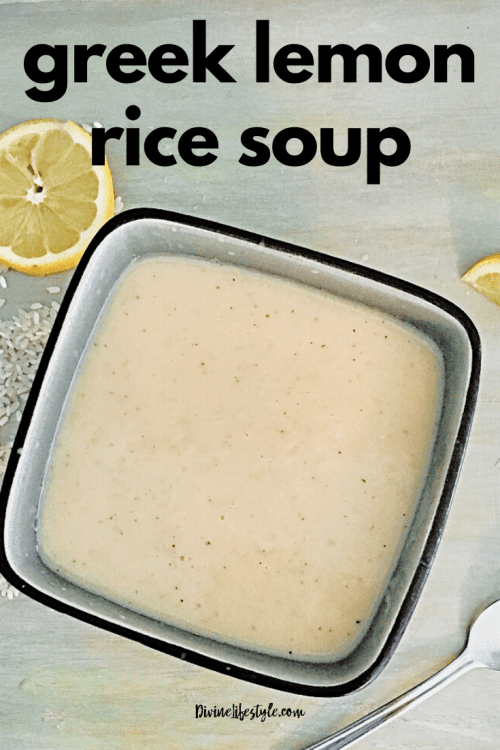Best Greek Lemon Rice Soup Recipe Divine Lifestyle