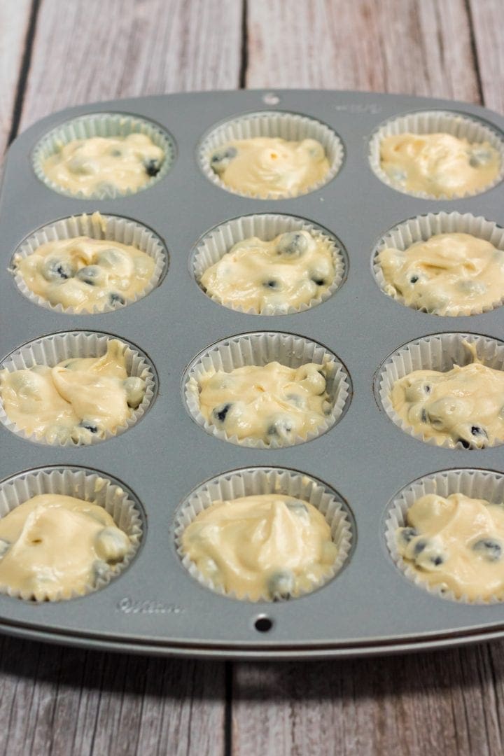 Lemon Blueberry Cupcakes