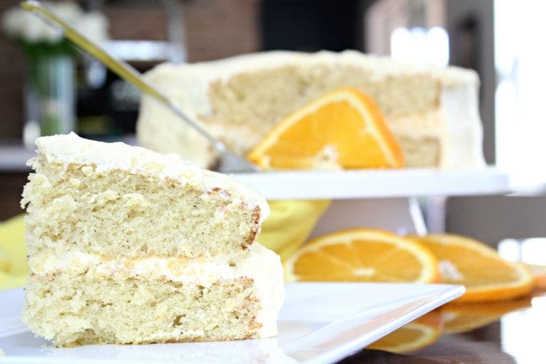 Orange Vanilla Cake Dessert Recipe Divine LIfestyle