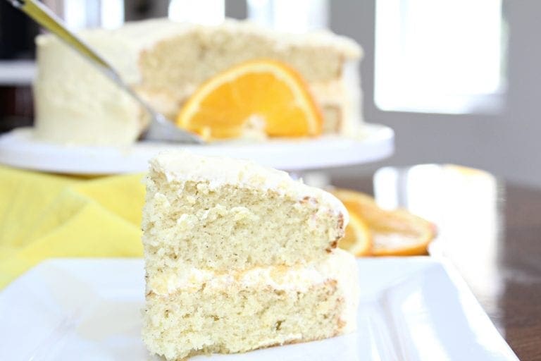 Orange Vanilla Cake Dessert Recipe Divine LIfestyle