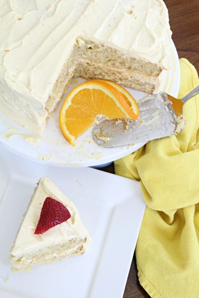 Orange Vanilla Cake Dessert Recipe Divine LIfestyle