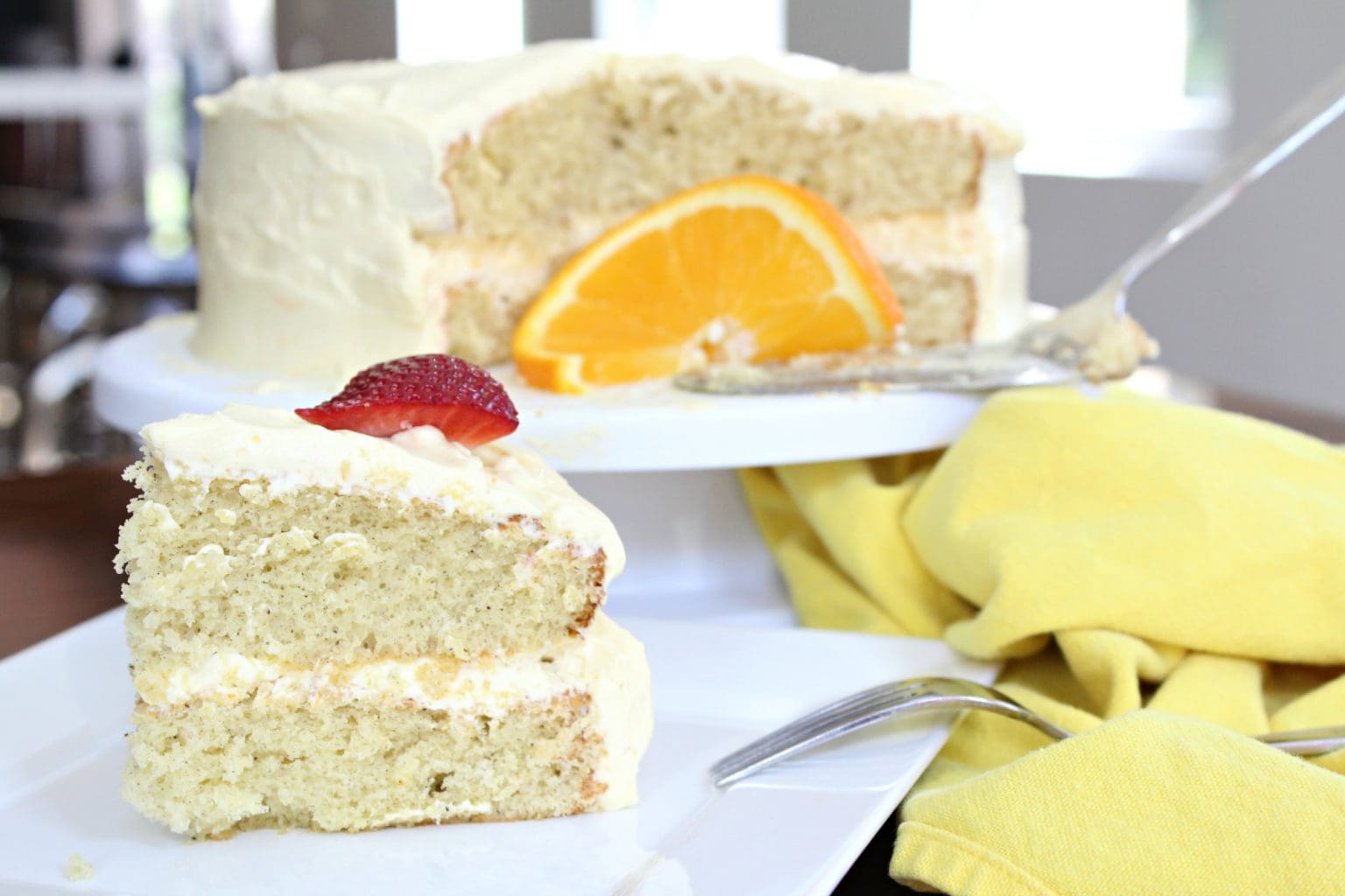 Orange Vanilla Cake Dessert Recipe Divine LIfestyle