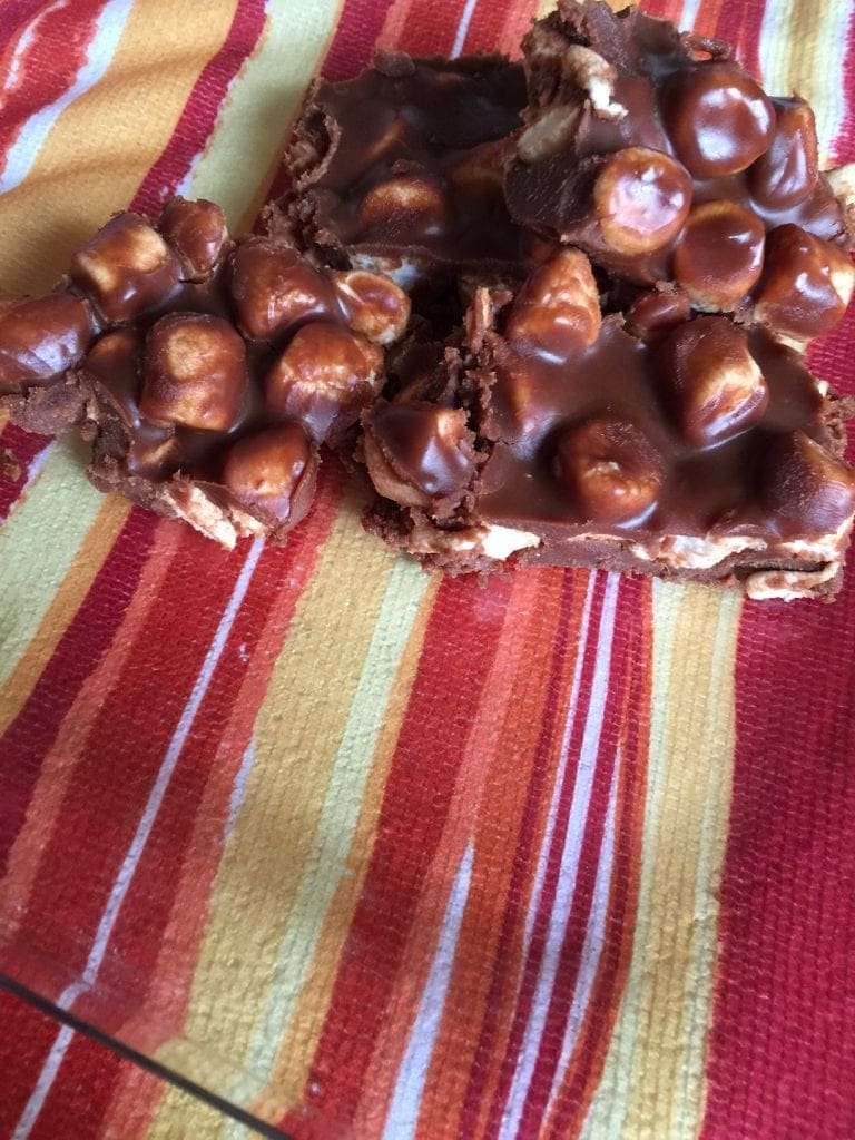 Peanut Butter Marshmallow Chocolate Bars No Bake