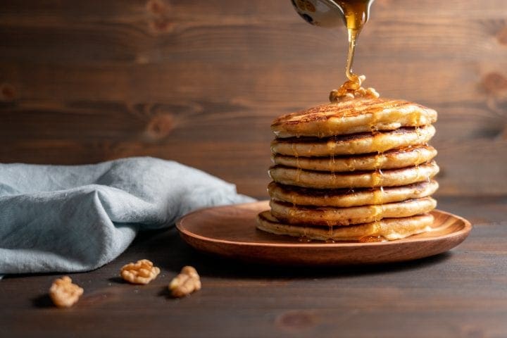 Skillet Vanilla Protein Pancakes Recipe