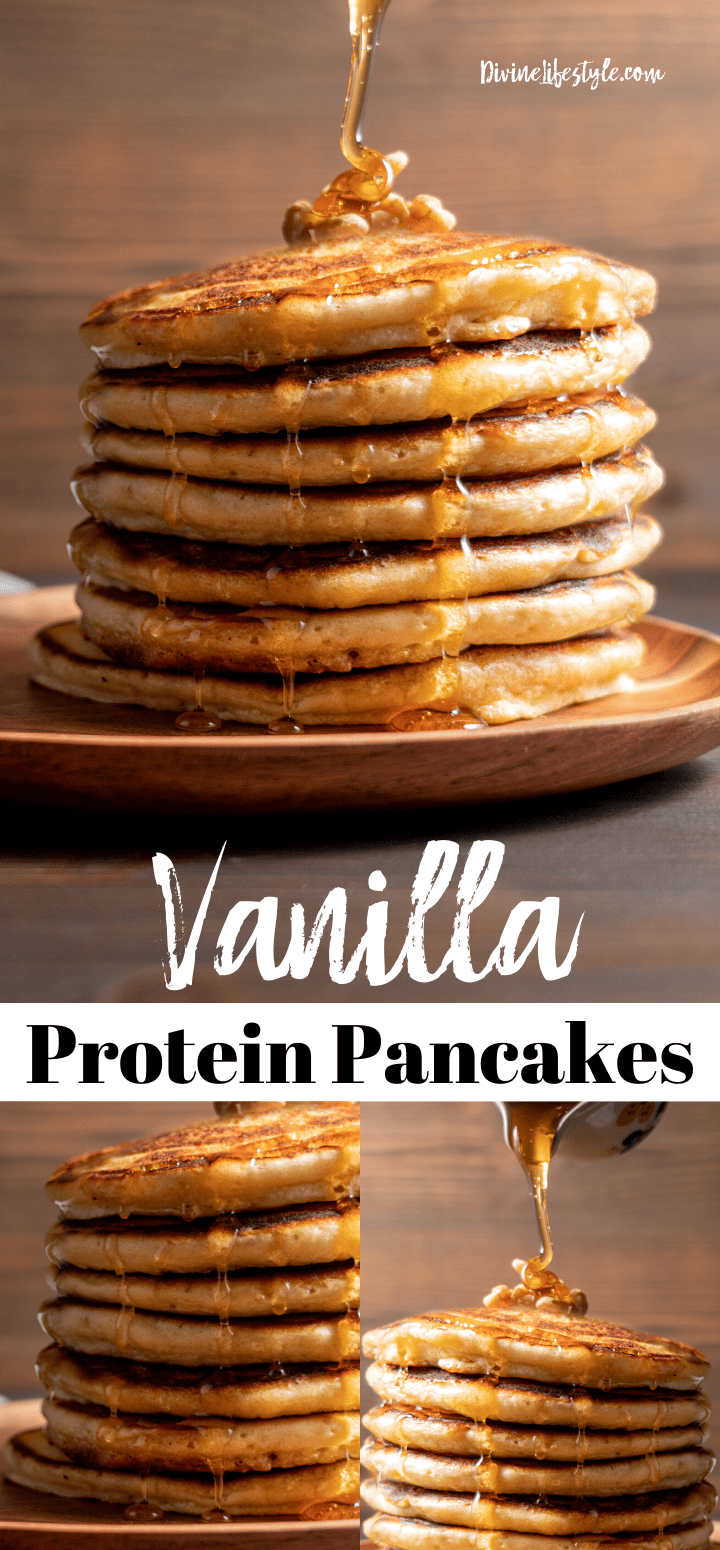 Skillet Vanilla Protein Pancakes Recipe