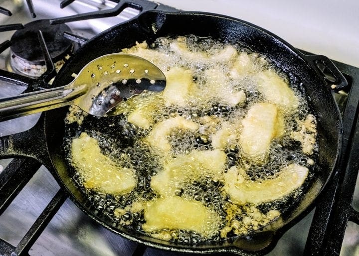 Sourdough Tempura Fried Pacific Cod - Vidalia Onion Cooking