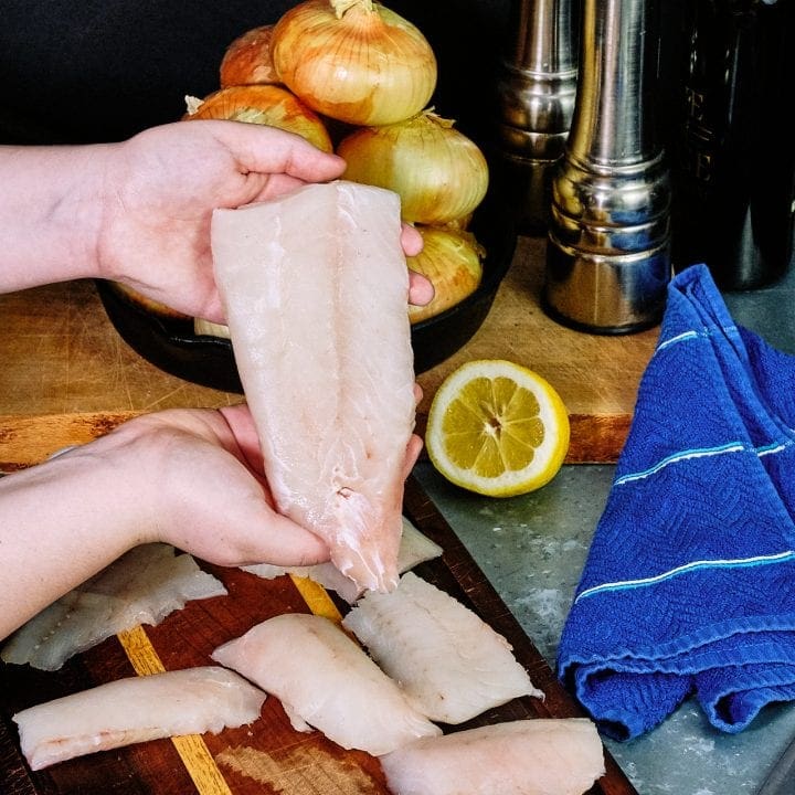 Sourdough Tempura Fried Pacific Cod - Pacific Cod Example