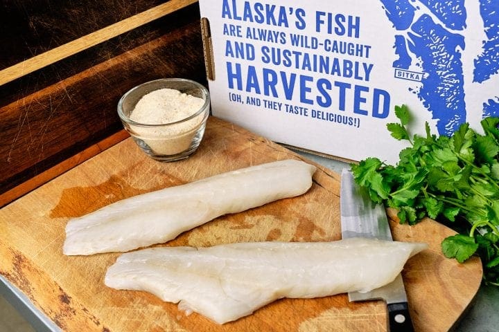 Sourdough Tempura Fried Pacific Cod - Sitka Salmon Shares box