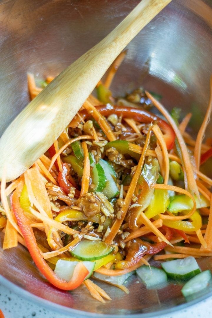 Thai Noodle Salad with Peanut Sauce