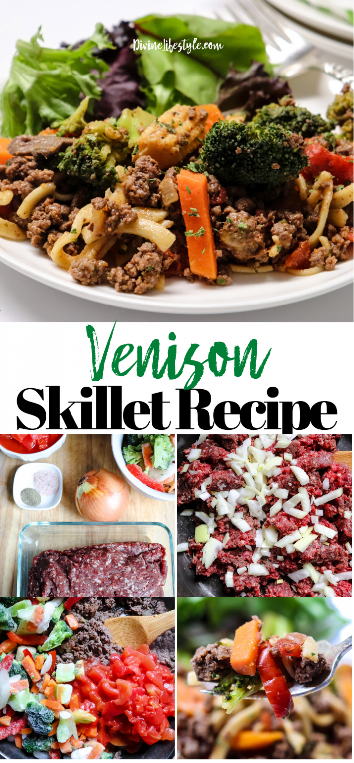 Venison Skillet Recipe Deer Meat Burger Recipes Divine Lifestyle