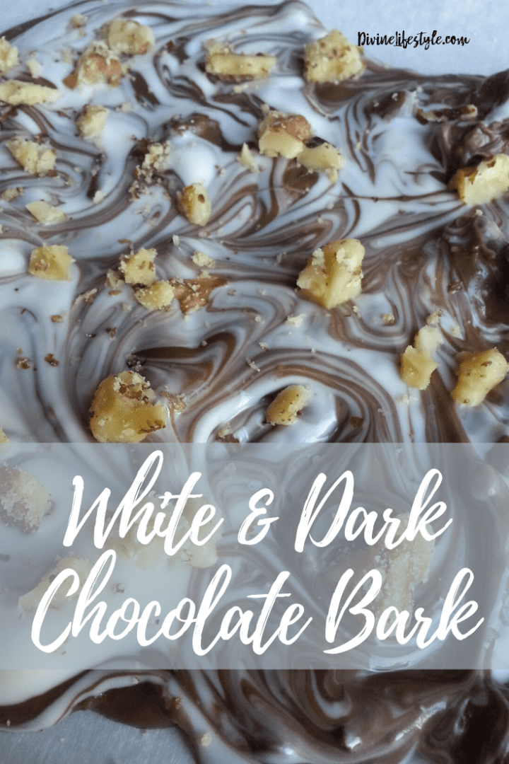 White and Dark Chocolate Bark