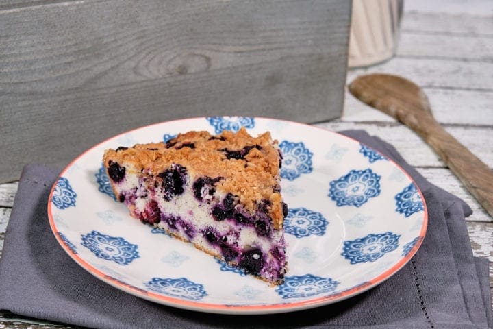 Blueberry and Cherry Crumble