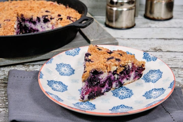 Blueberry and Cherry Crumble