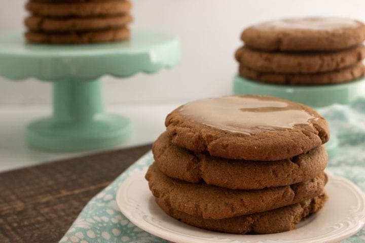 Chewy Molasses Cookie Recipe with Icing