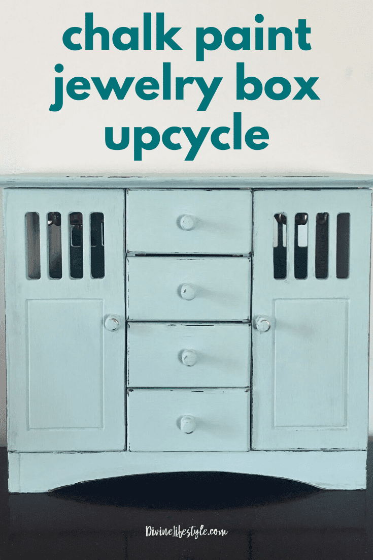 DIY Chalk Paint Jewelry Box Upcycle Project Divine Lifestyle