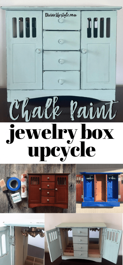 DIY Chalk Paint Jewelry Box Upcycle Project Divine Lifestyle