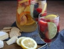 Easy Fruity Summer White Sangria Recipe with Rum