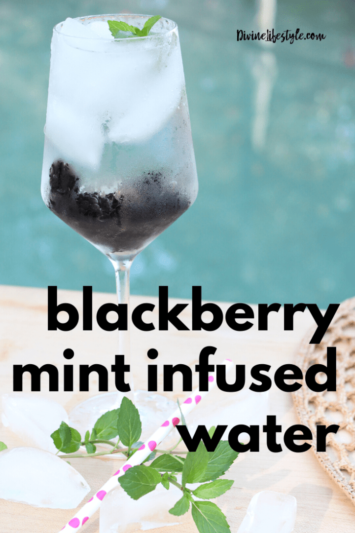 Blackberry Infused fruit water