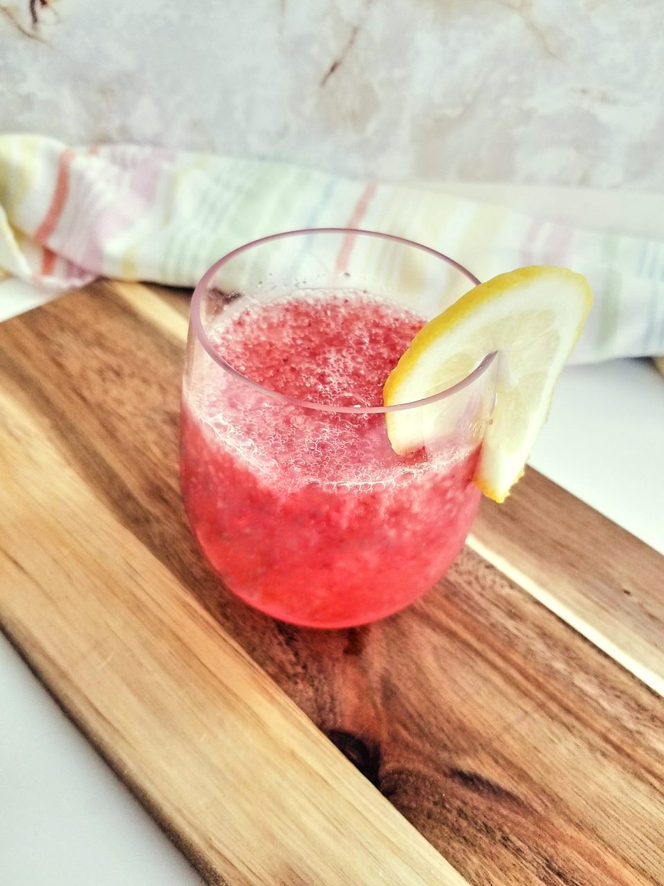Frozen Spiked Strawberry Lemonade Cocktail Recipe