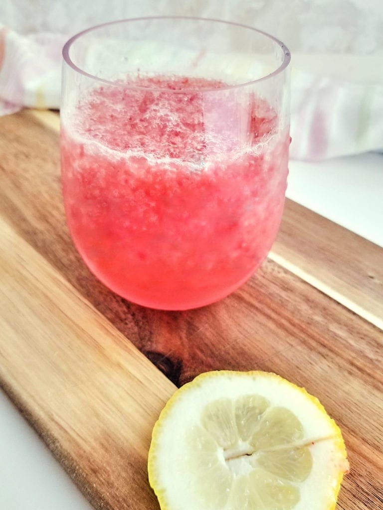 Frozen Spiked Strawberry Lemonade Cocktail Recipe