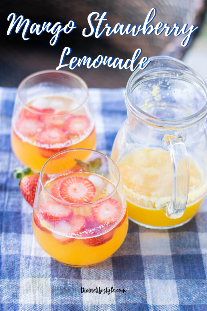 How to Make Strawberry Mango Lemonade